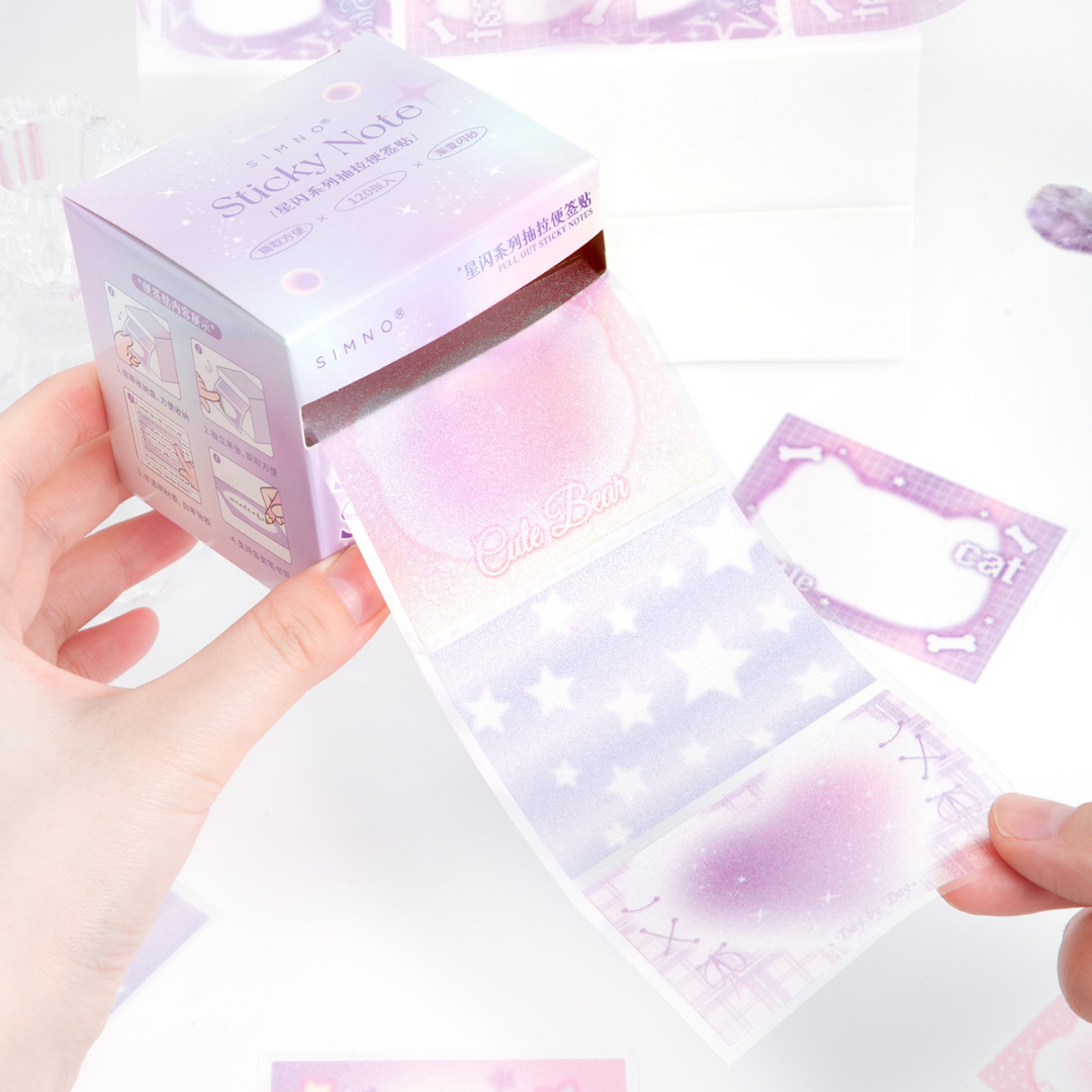 Pearlescent Sticky Note Roll