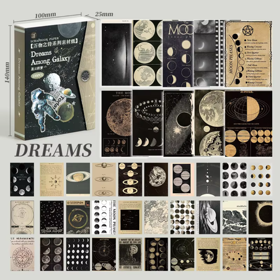 Vintage Style Craft Paper Book