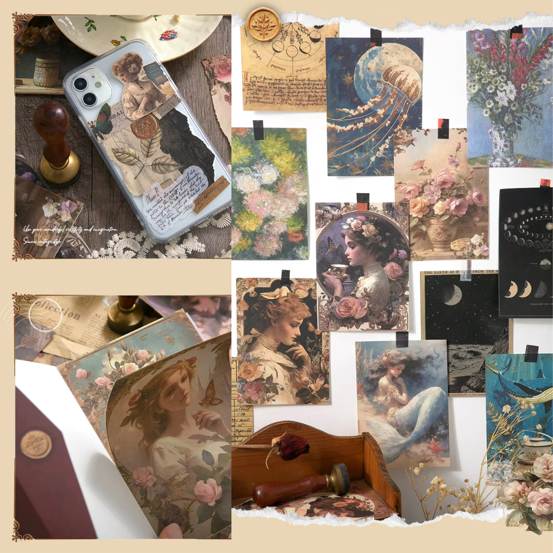 Vintage Style Craft Paper Book