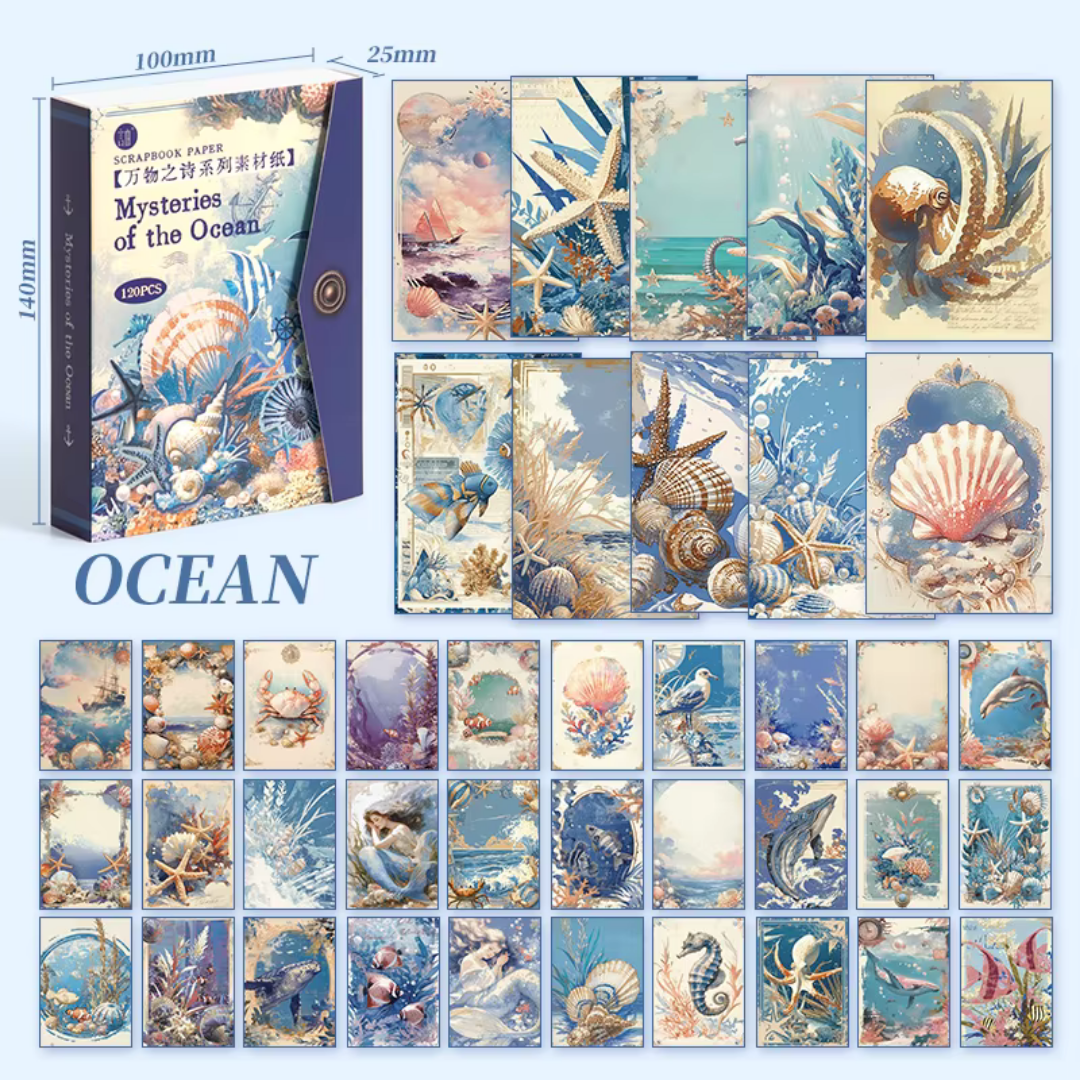 Vintage Style Craft Paper Book