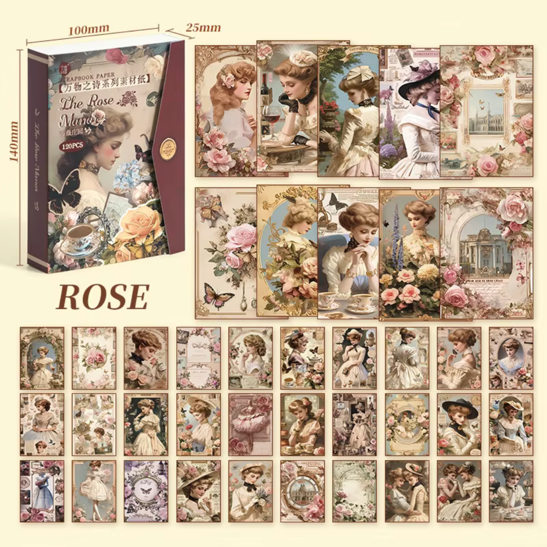 Vintage Style Craft Paper Book