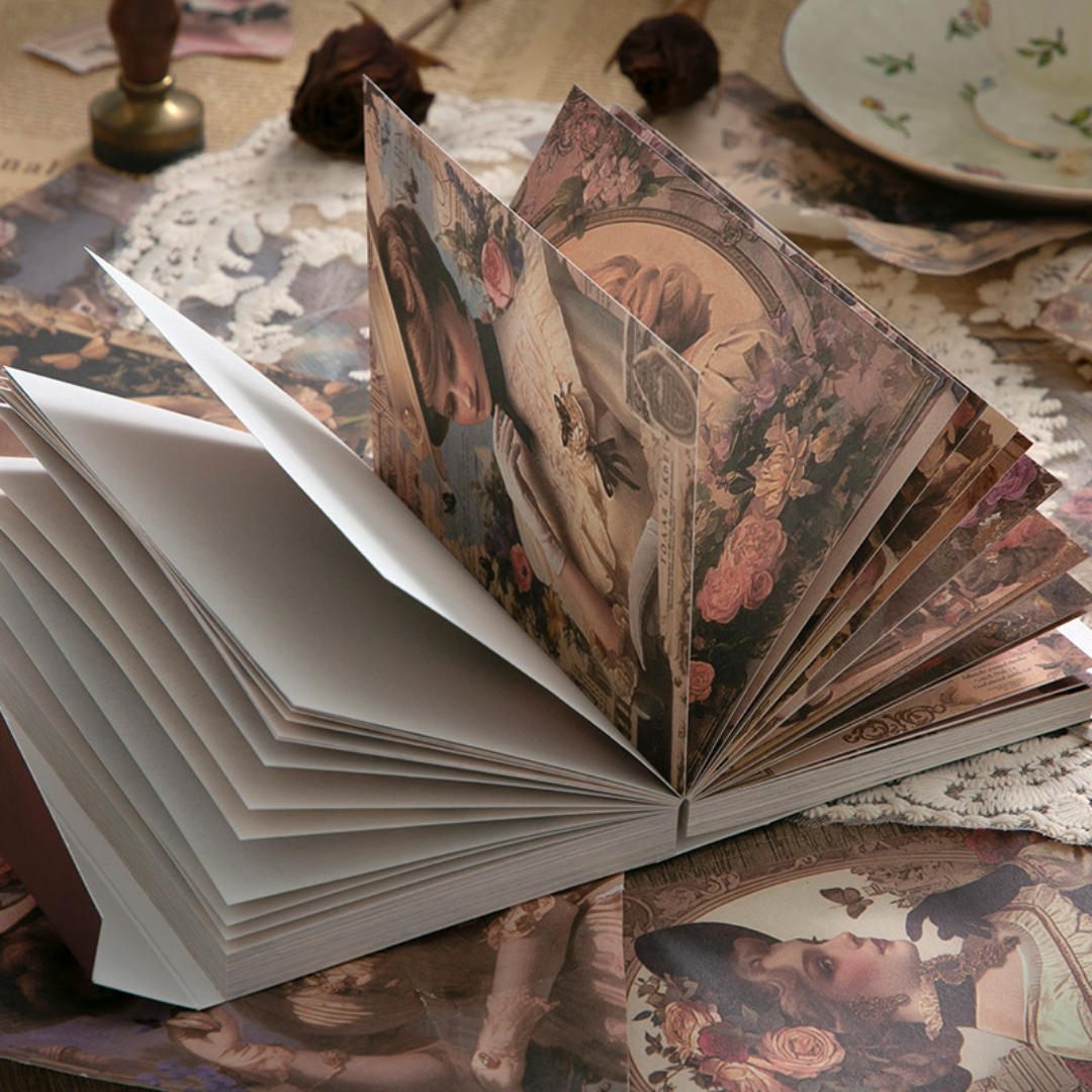 Vintage Style Craft Paper Book