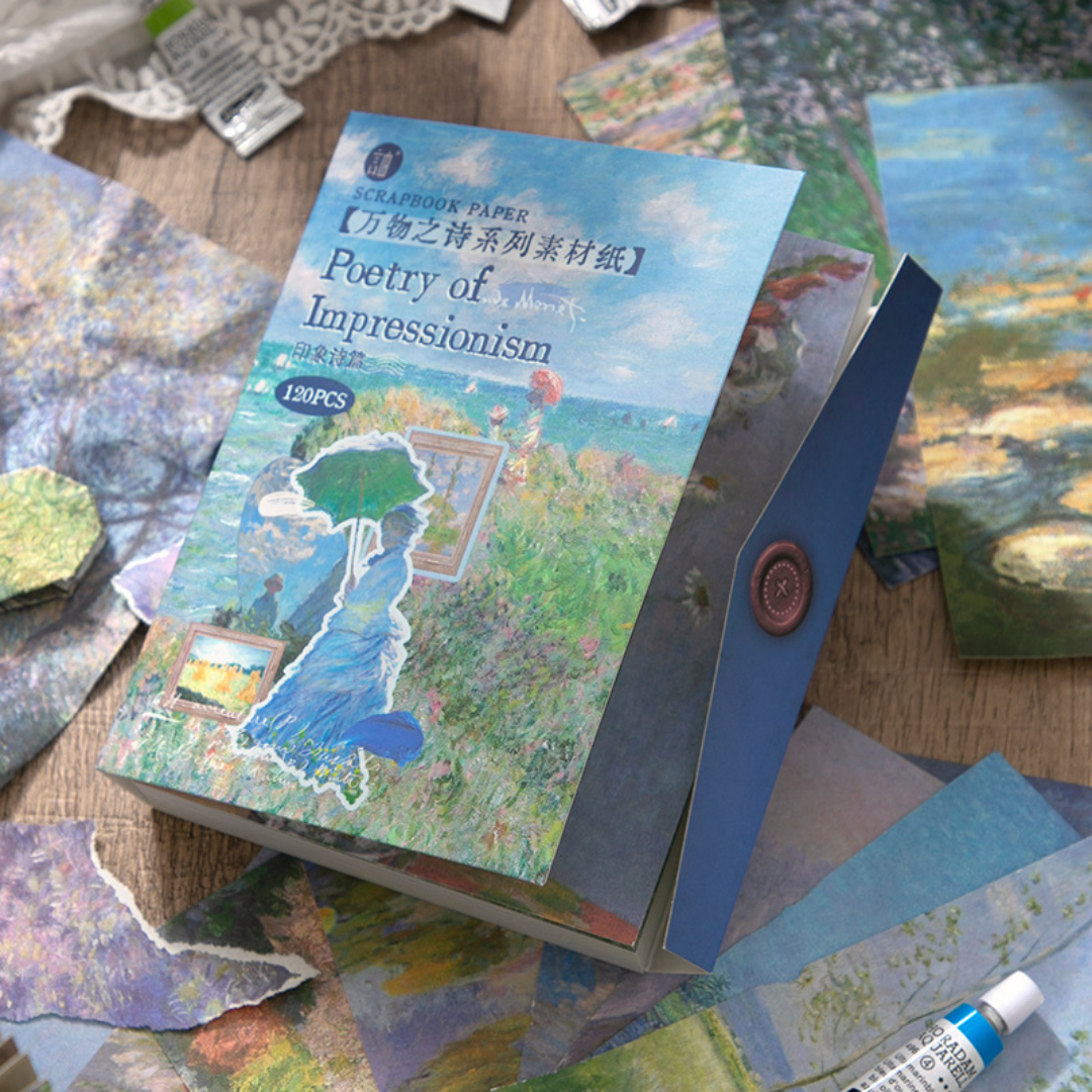 Vintage Style Craft Paper Book