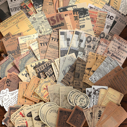Junk Journal Paper Starter Pack