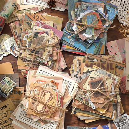 Junk Journal Paper Starter Pack