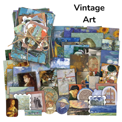Junk Journal Paper Starter Pack
