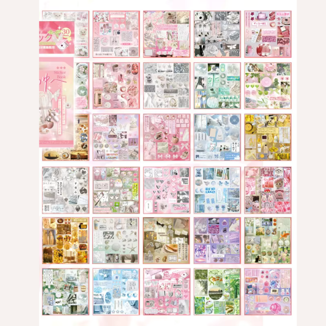 Japanese Style 700 Piece Sticker Book