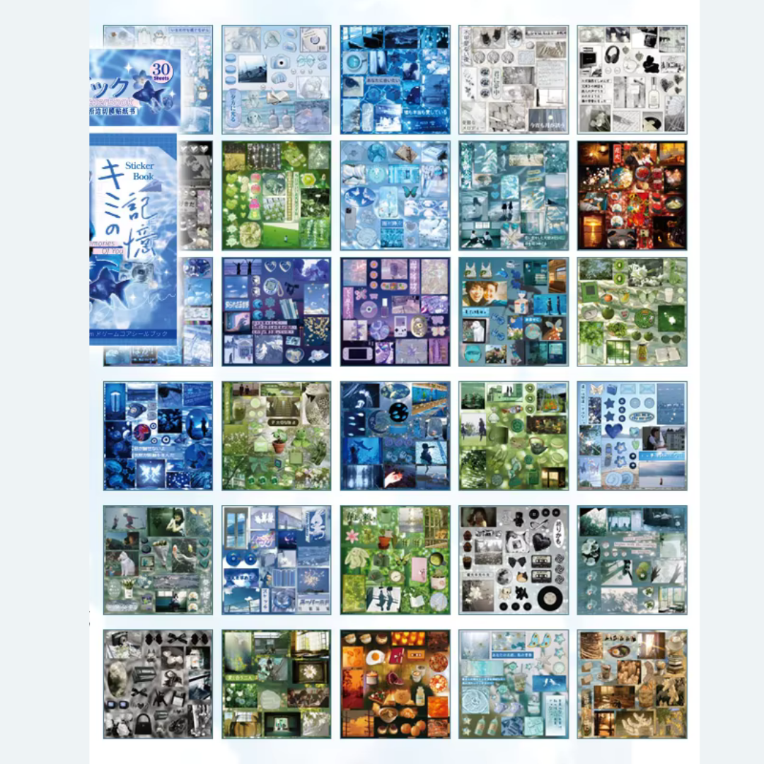 Japanese Style 700 Piece Sticker Book