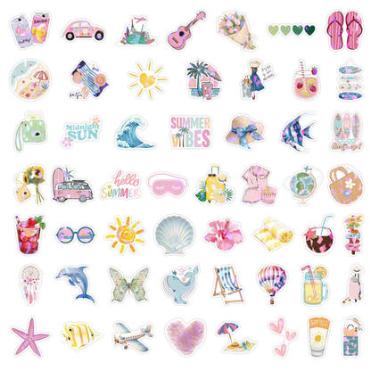 Sparkly Summer 50 Piece Sticker Pack
