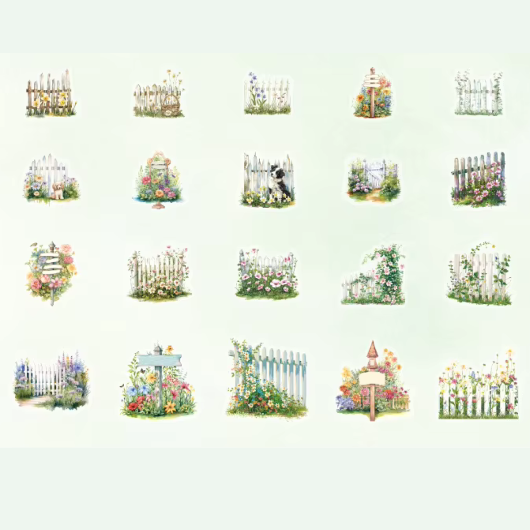 Spring Time Themed Sticker 40 Pack