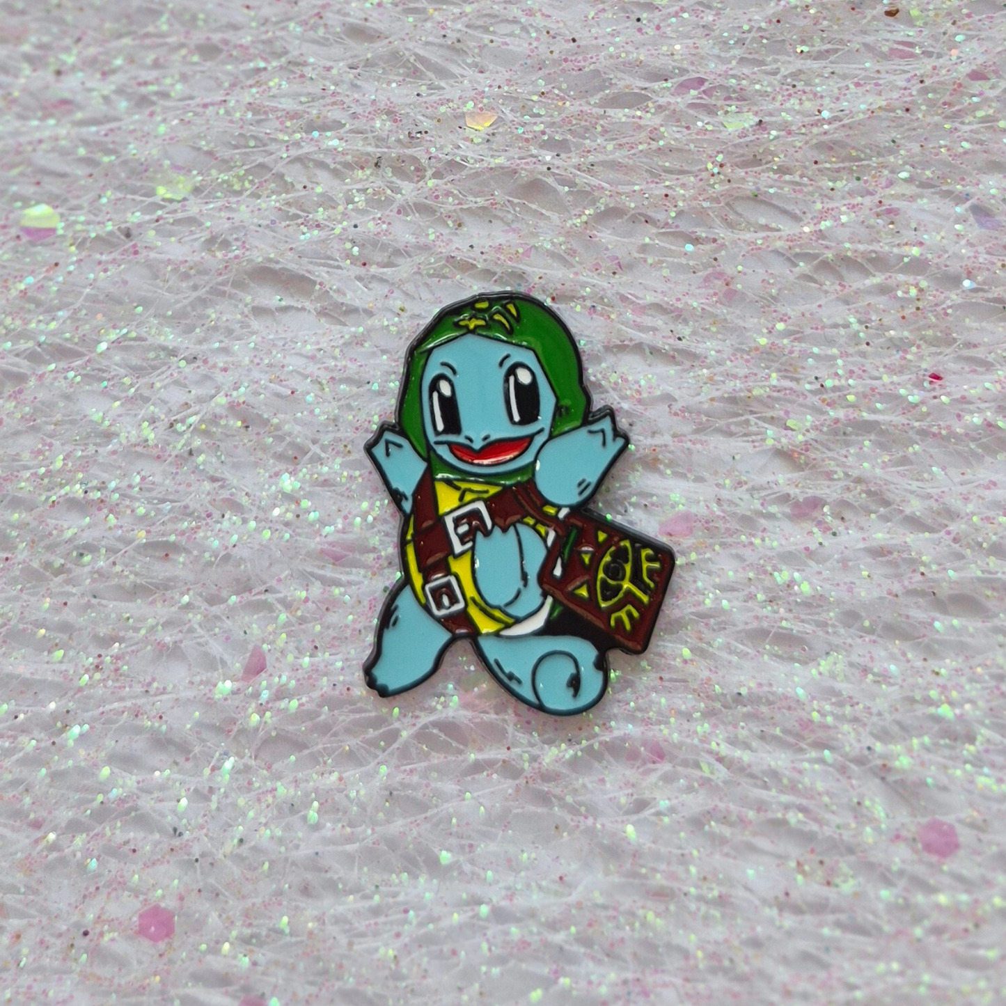 Squirtle x Zelda Enamel Alloy Pin