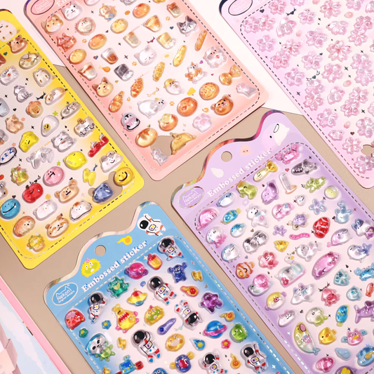 Squishy Cuties Epoxy Sticker Sheet