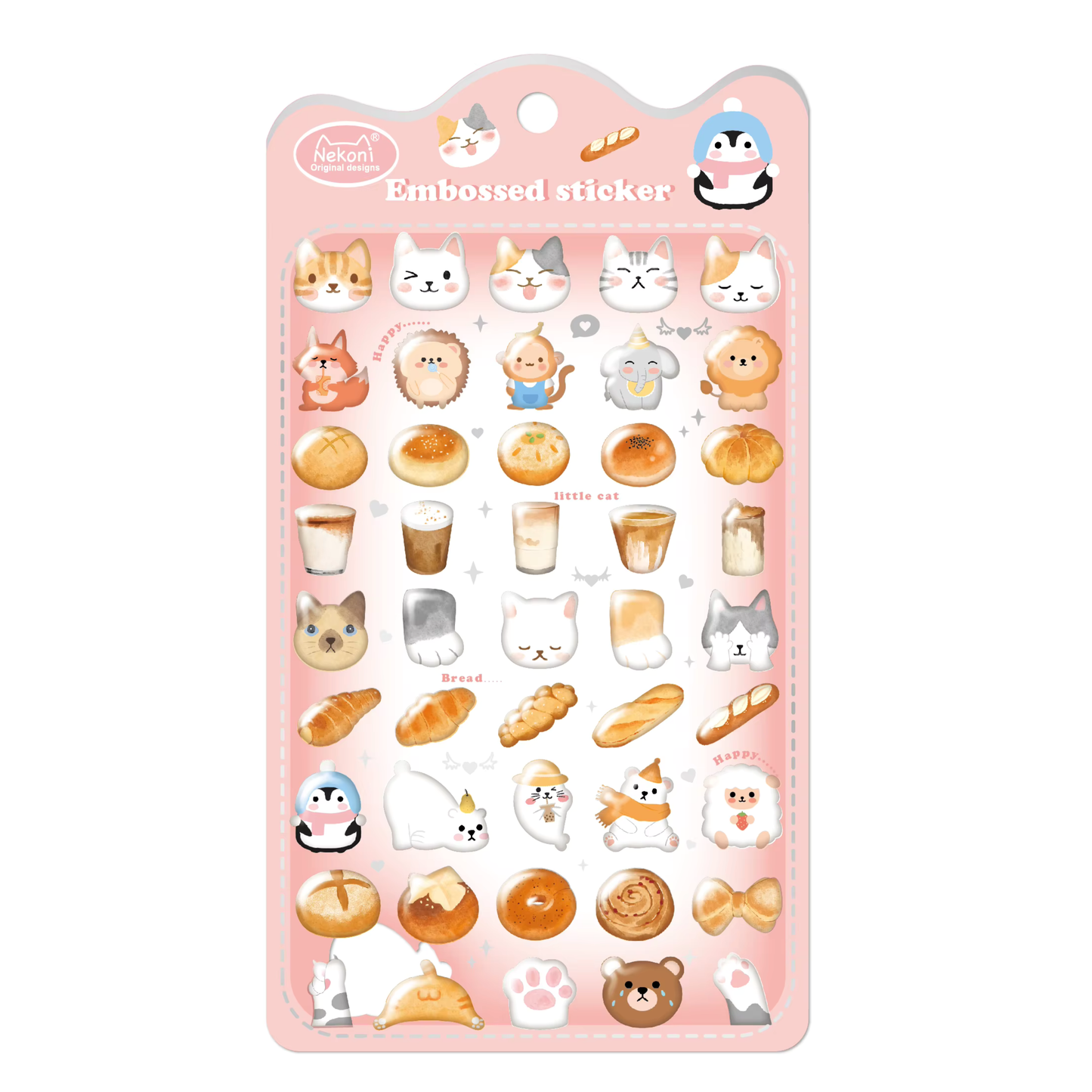 Squishy Cuties Epoxy Sticker Sheet