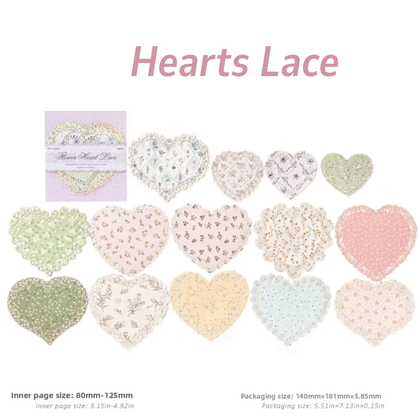 Vintage Lace Craft Paper Pack