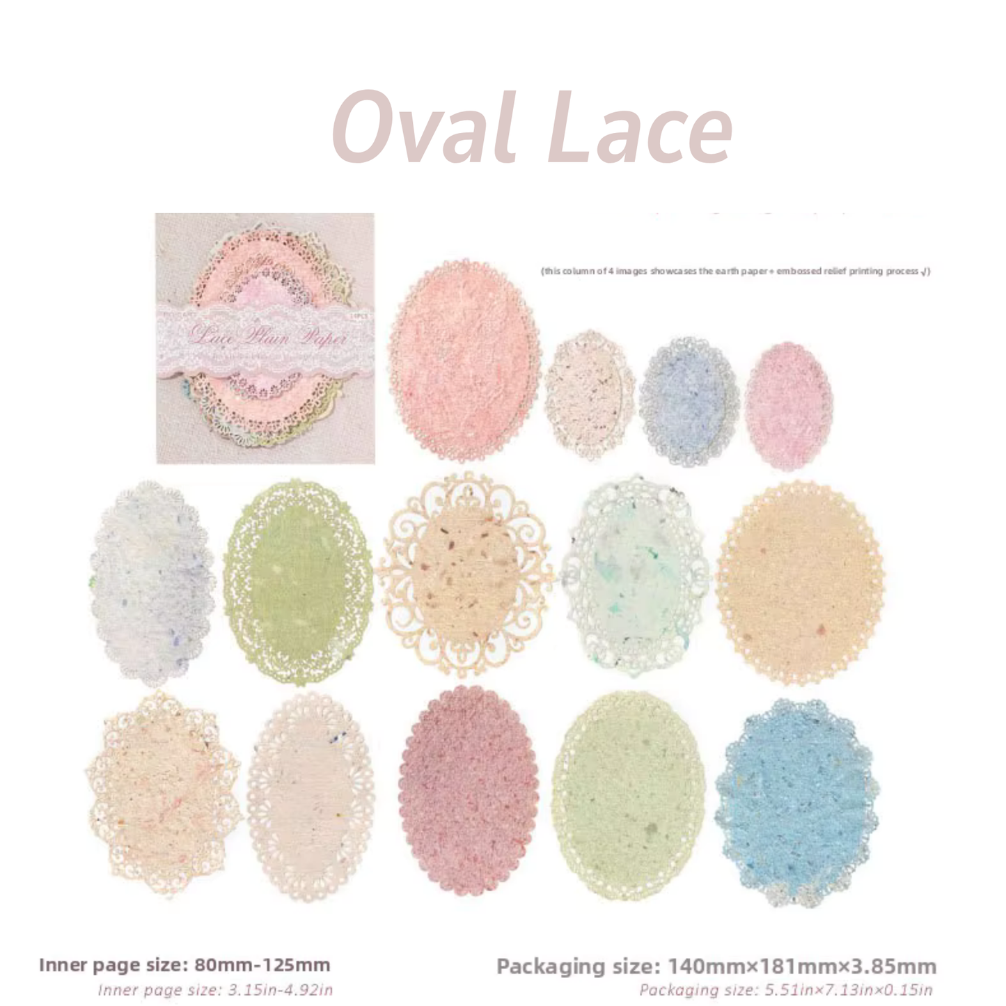 Vintage Lace Craft Paper Pack