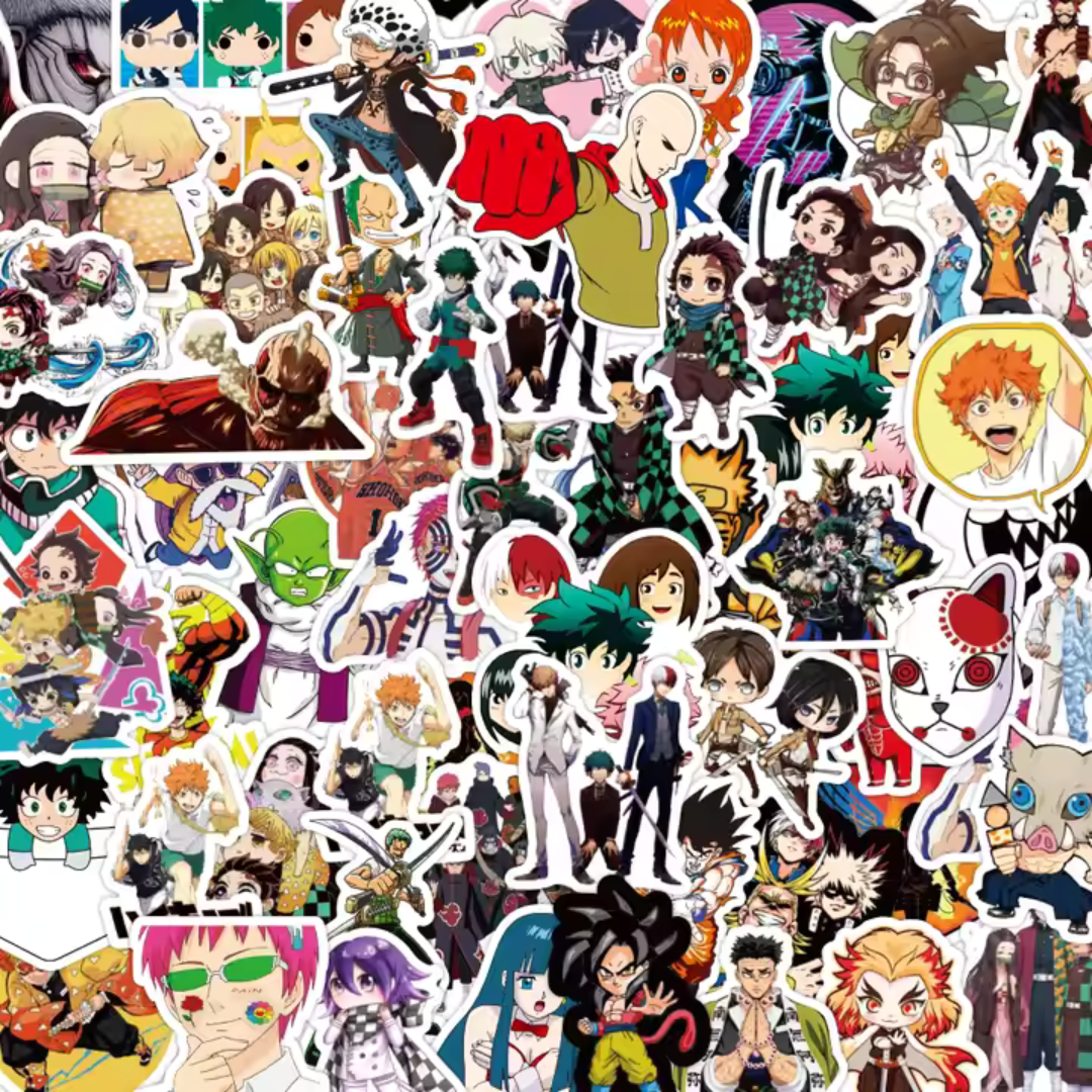 Anime Favourites 50 Pack Stickers