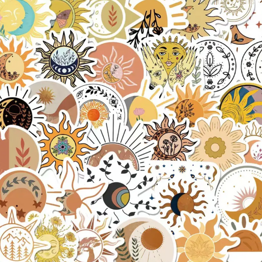 Country Sun 50 Pack Stickers