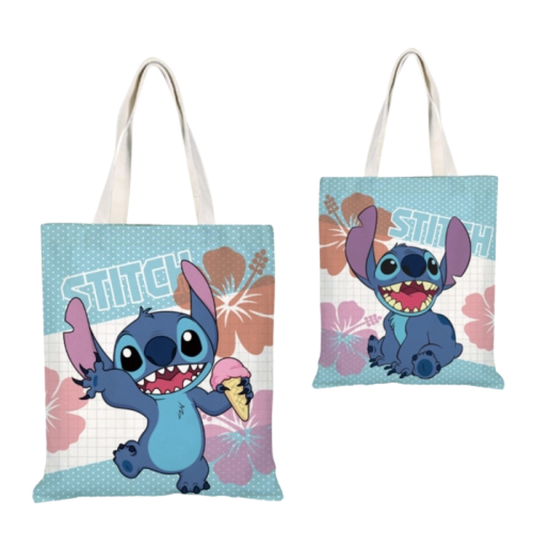 Stitch Ice Cream Canvas Tote Bag