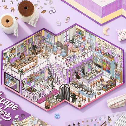 Store Manager Isometric Sticker Scene