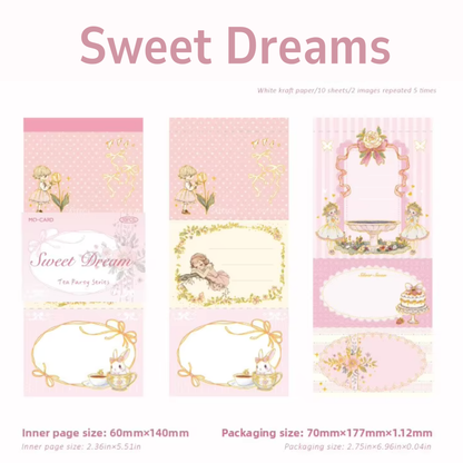 Tea Party Craft Memo Pack