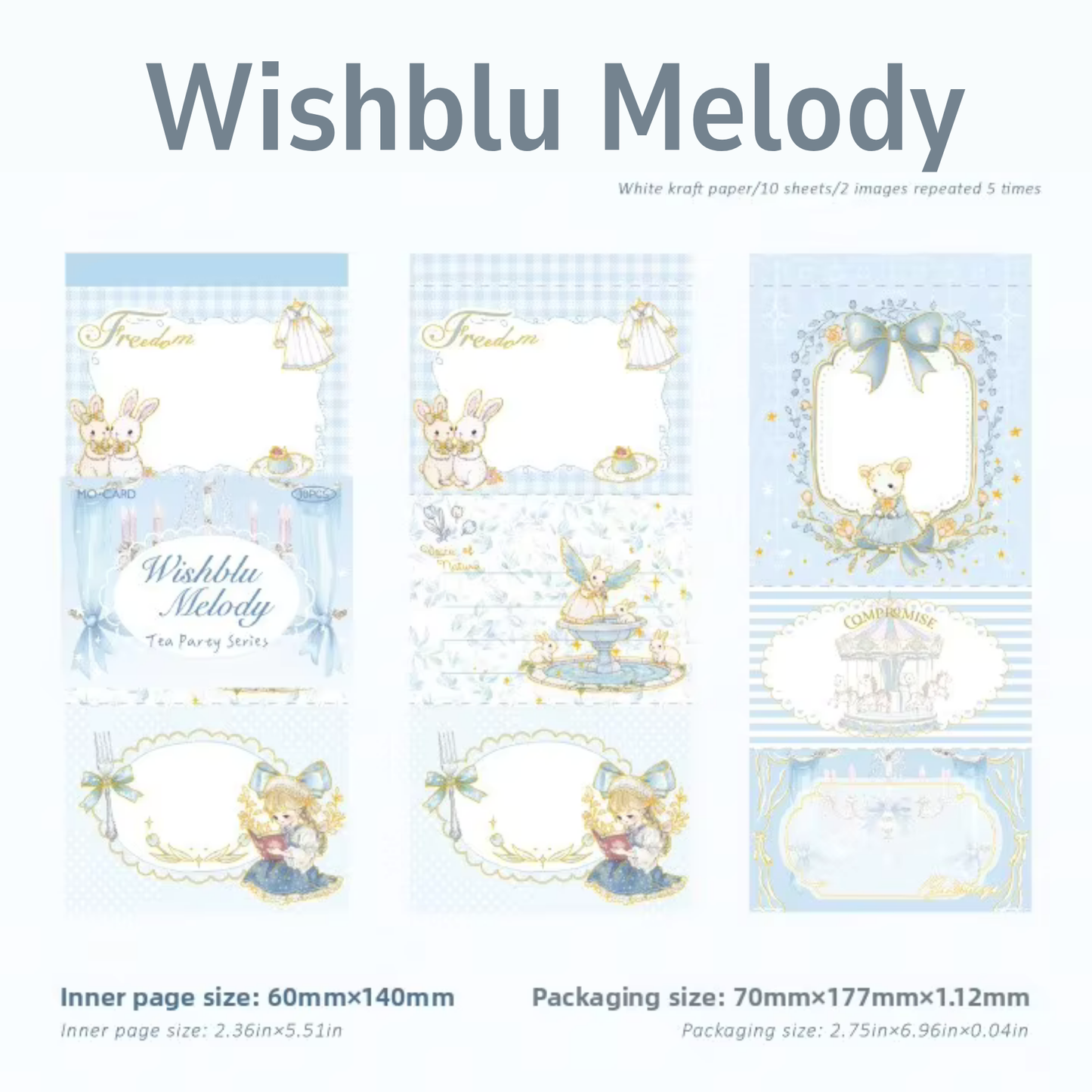 Tea Party Craft Memo Pack