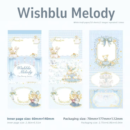Tea Party Craft Memo Pack