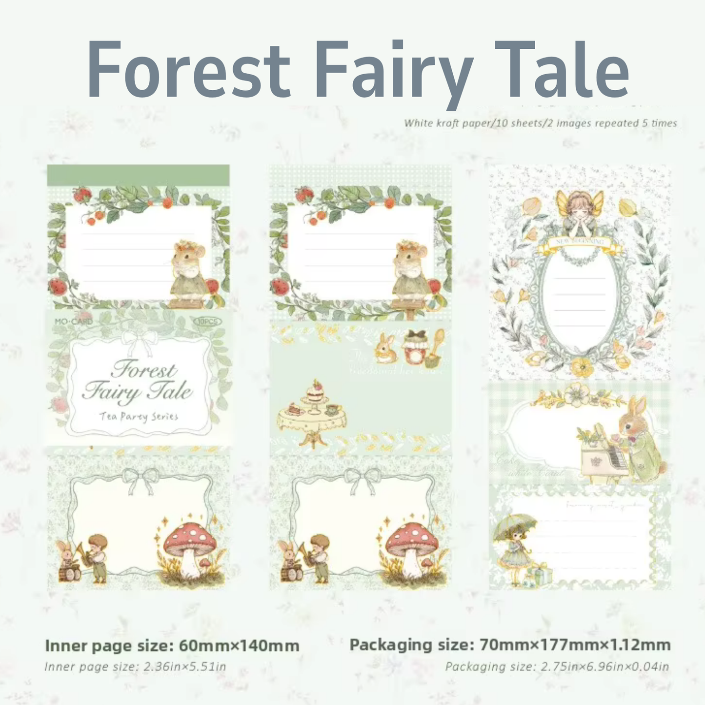 Tea Party Craft Memo Pack