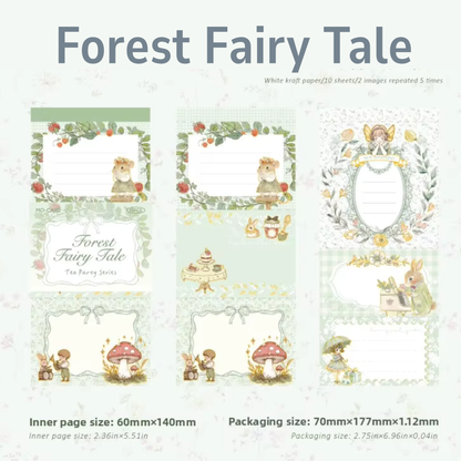 Tea Party Craft Memo Pack
