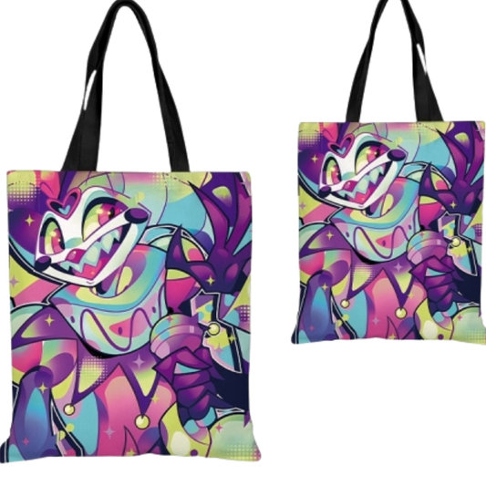 The Amazing Digital Circus Caine Canvas Tote Bag