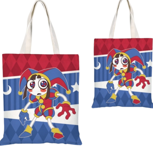 The Amazing Digital Circus Pomni Canvas Tote Bag