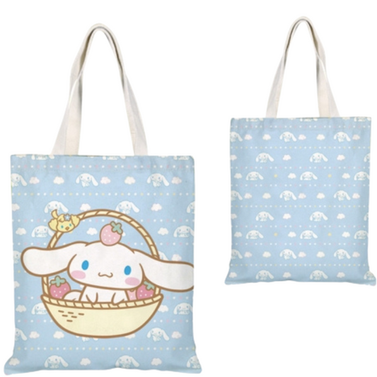 Cinnamoroll Strawberry Basket Tote Bag