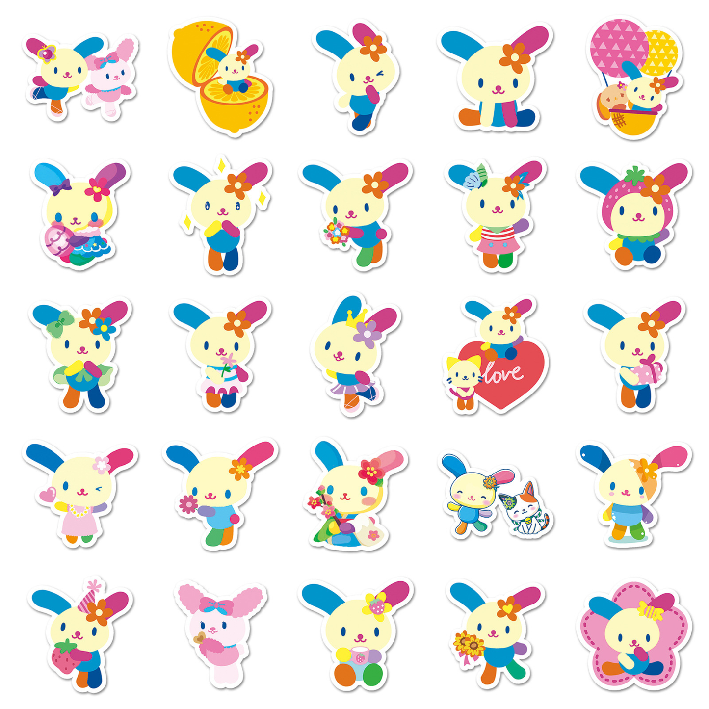 Usahana 50 Piece Sticker Pack