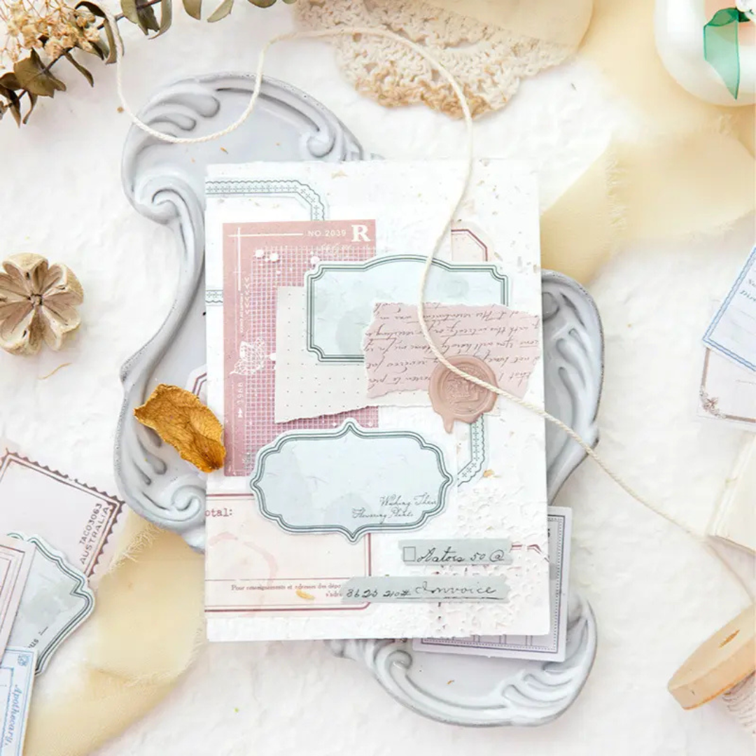 Vintage Paper Label Stickers