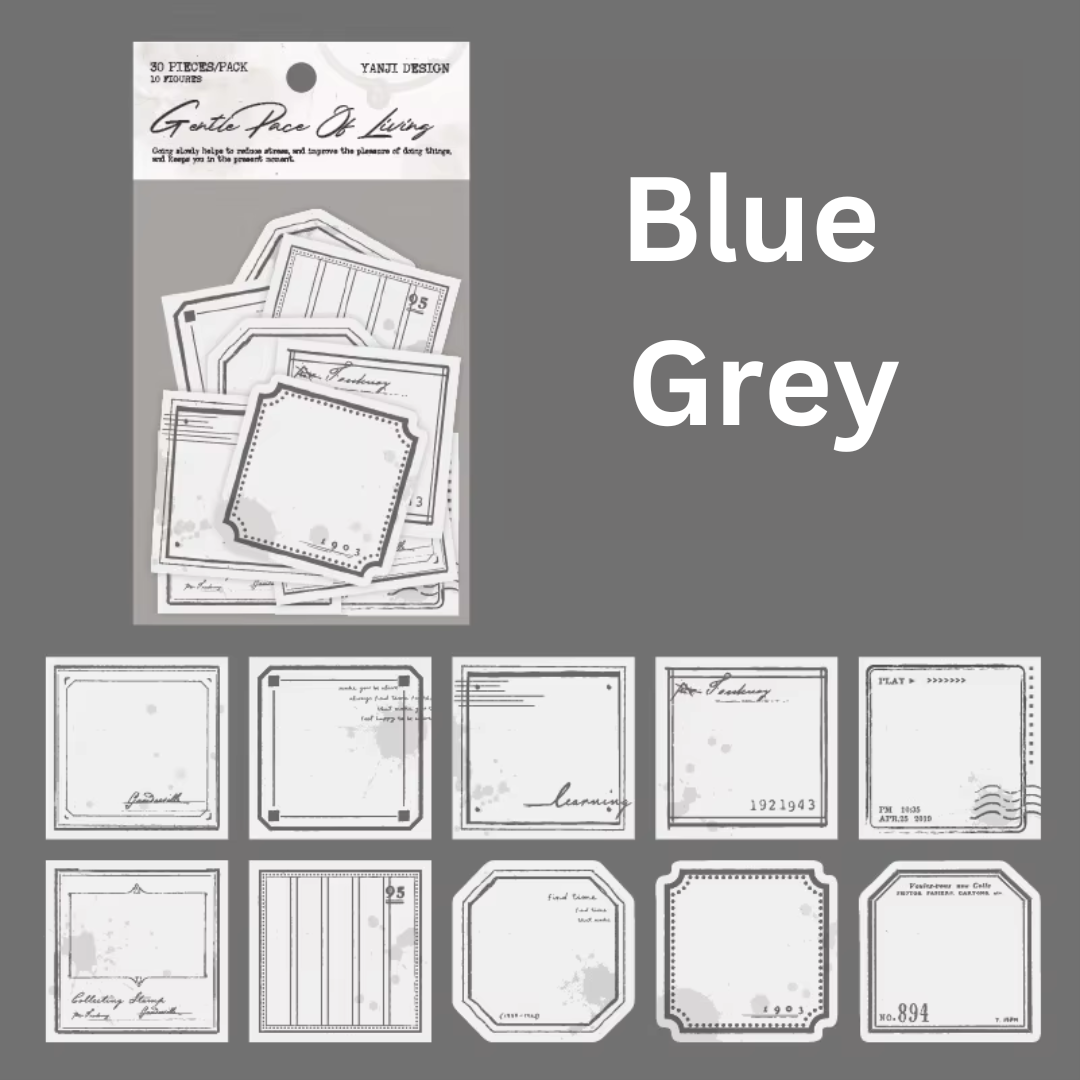 Vintage Paper Label Stickers