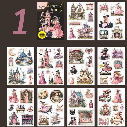 Midnight Party Sticker Book