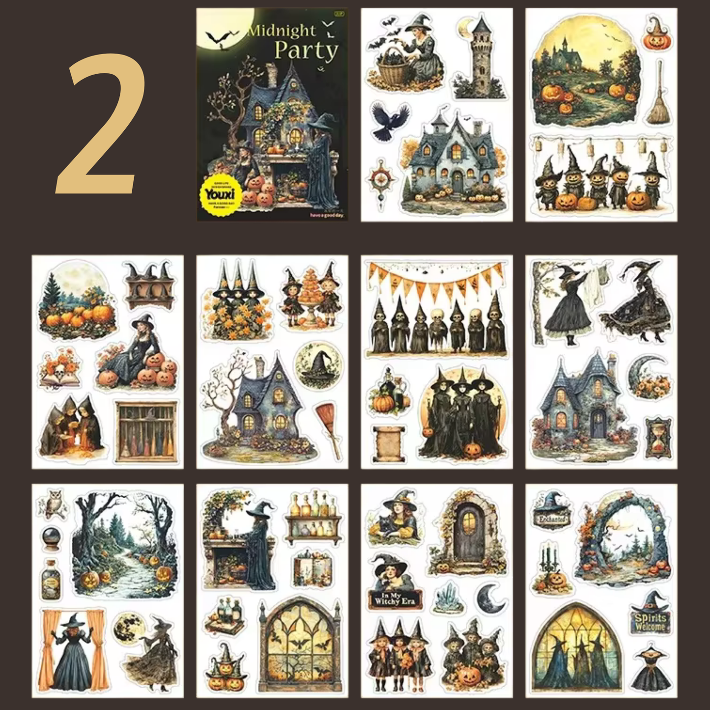 Midnight Party Sticker Book
