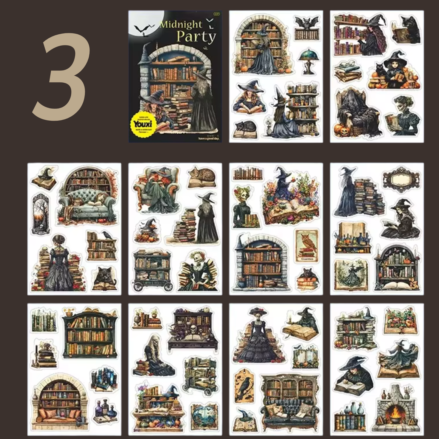 Midnight Party Sticker Book