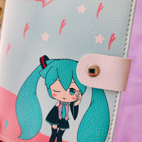 Hatsune Miku Leather Notebook