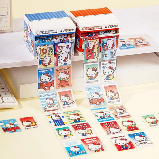 Hello Kitty Pull-Out Glitter Sticker Roll
