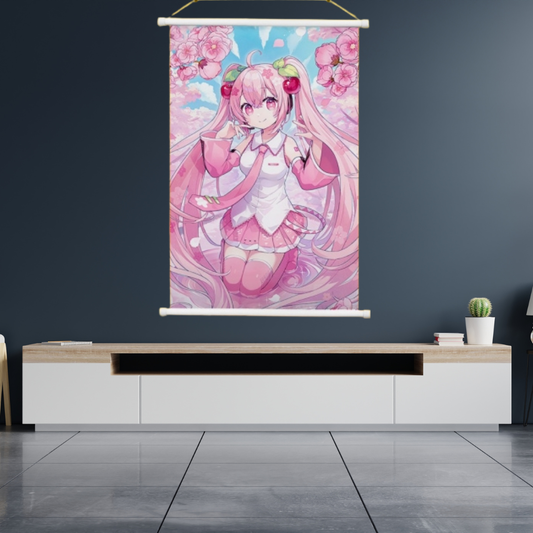 Sakura Miku Wall Scroll